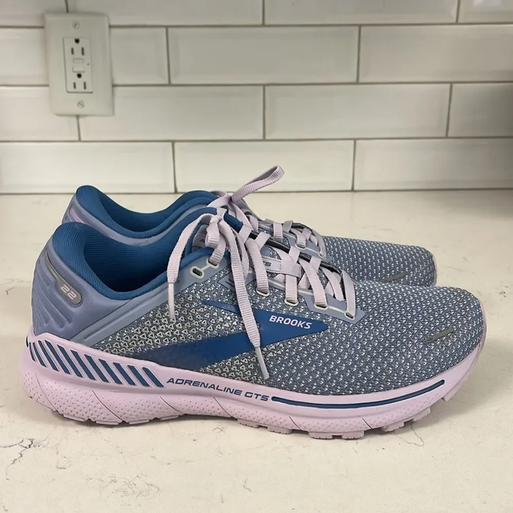Brooks Adrenaline GTS 22 Women’s Running Shoes Size 11 Purple Dutch Blue Lilac